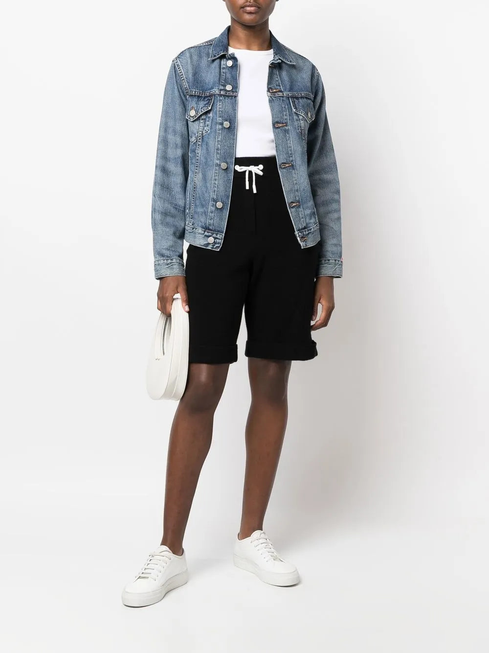 Rib-Knit Merino Blend Shorts