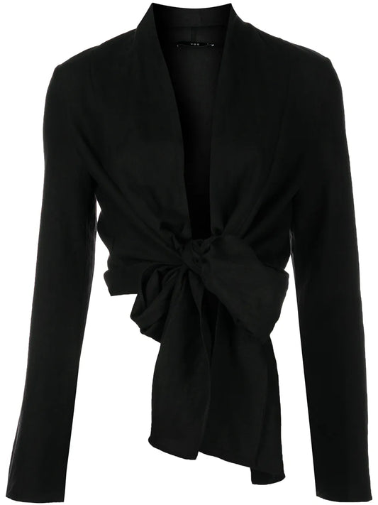 V-Neck Wrap Blouse
