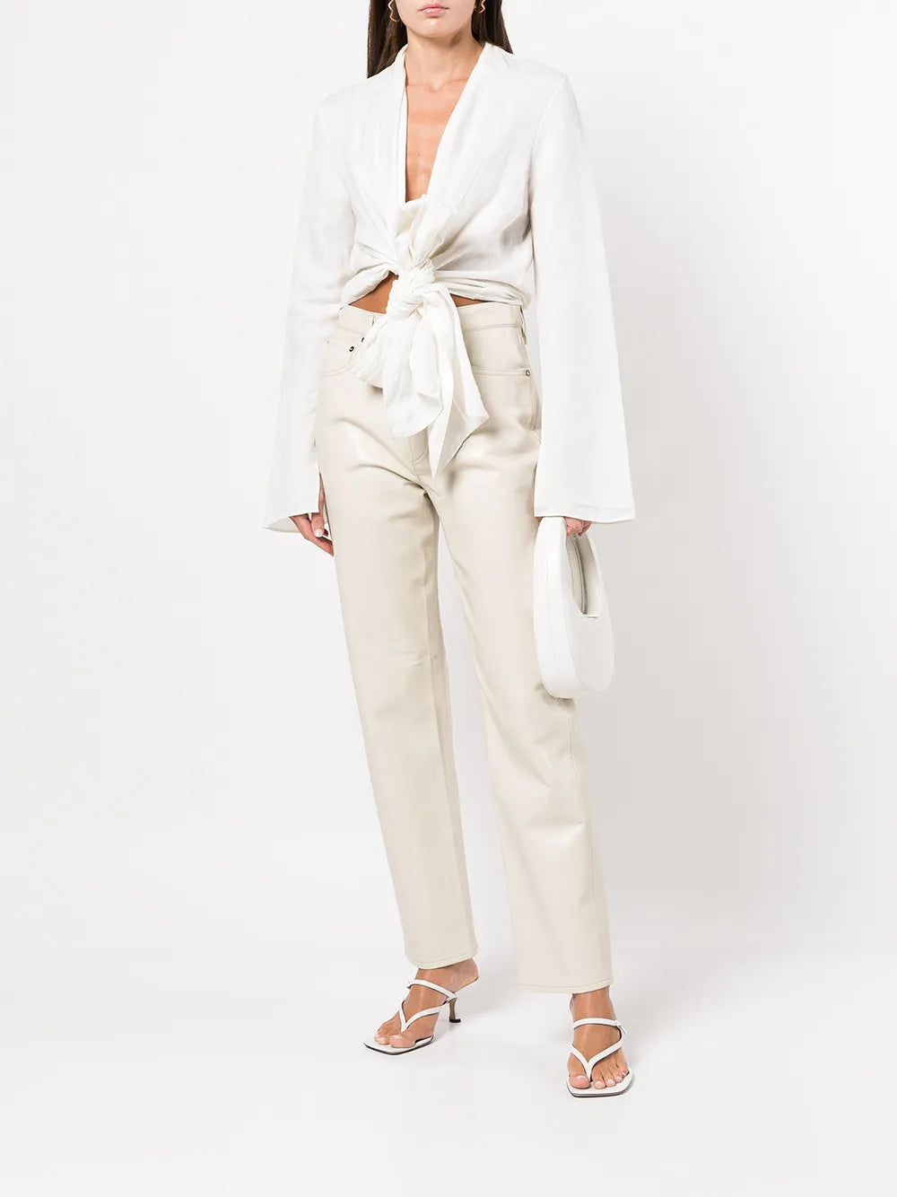 V-Neck Wrap Blouse