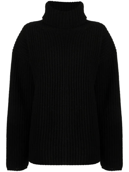 Ribbed Roll Neck Jumper