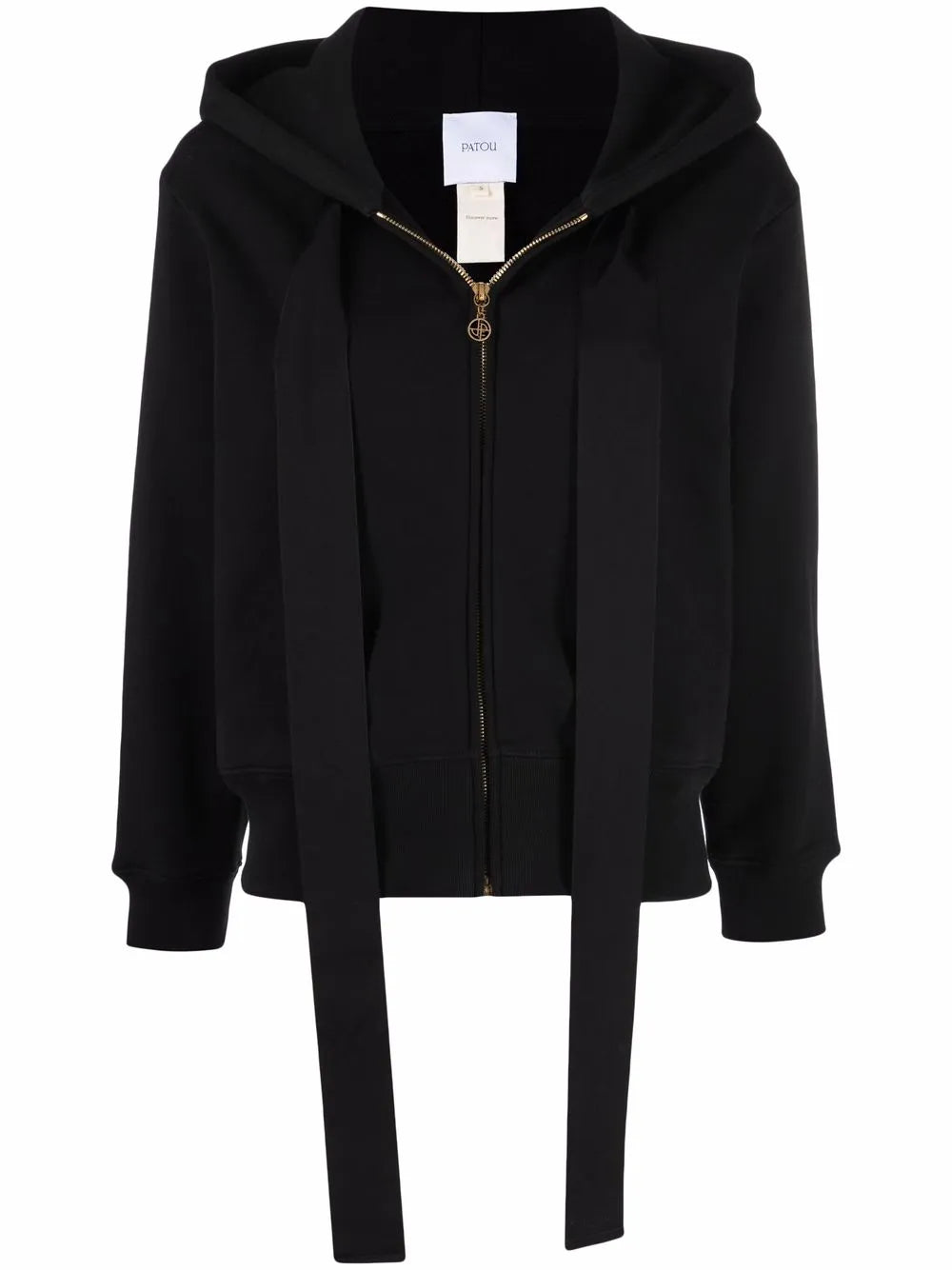 Logo-Embroidered Zip-Up Hoodie