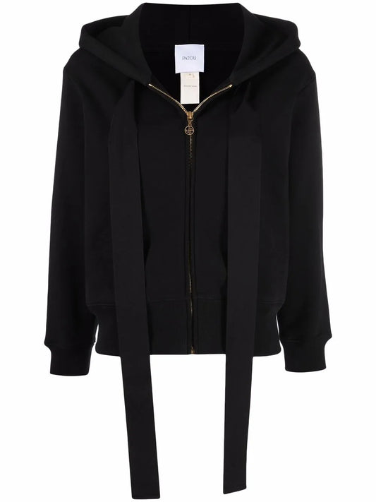 Logo-Embroidered Zip-Up Hoodie