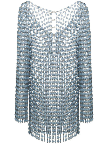 Embellished Mini Dress