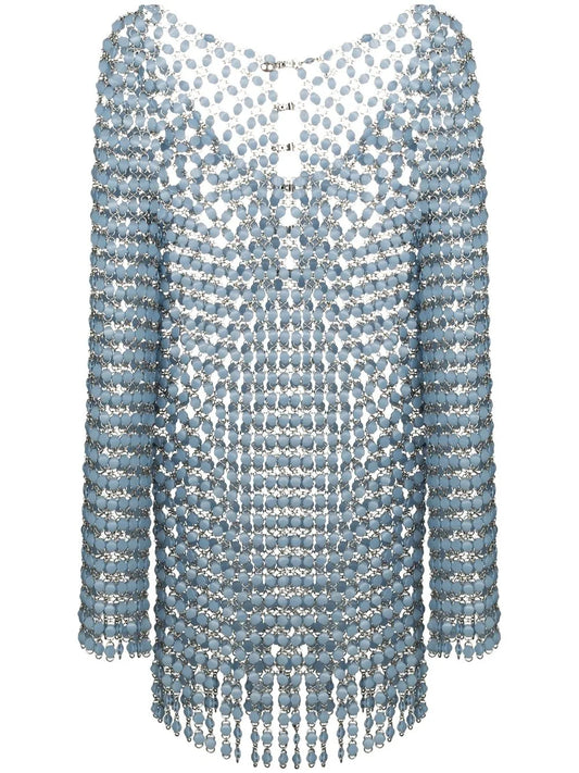 Embellished Mini Dress