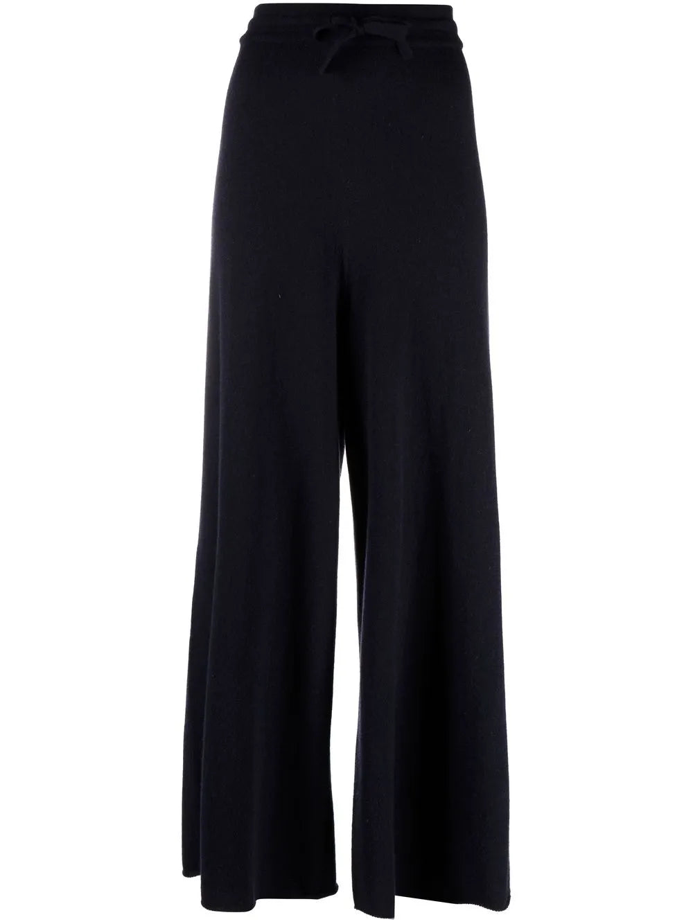 Wide-Leg Cashmere Track Pants