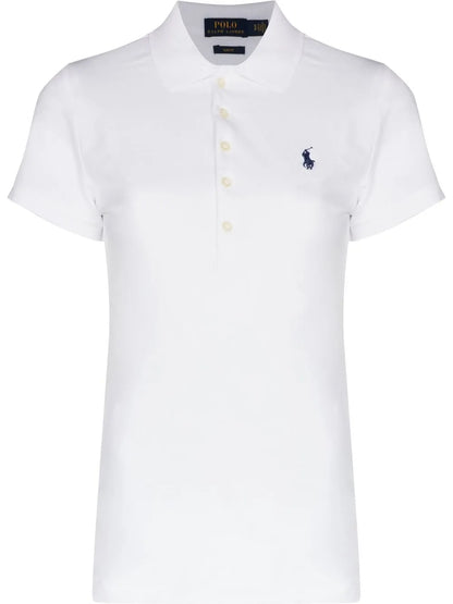 Julie Embroidered Logo Polo Shirt