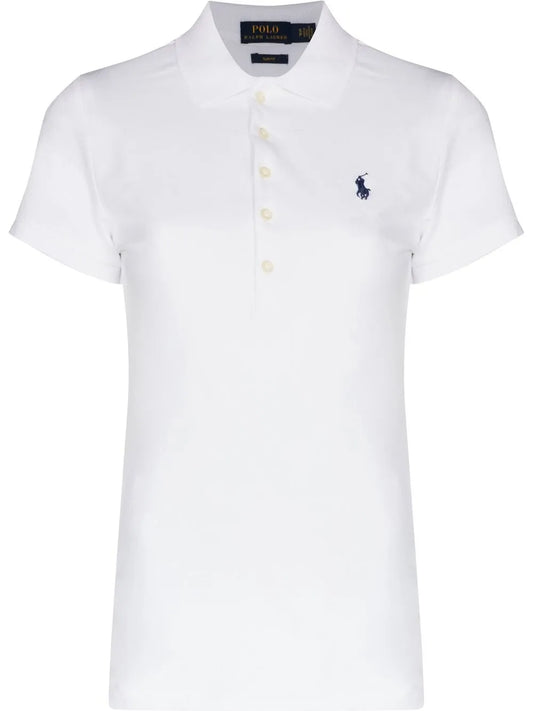 Julie Embroidered Logo Polo Shirt