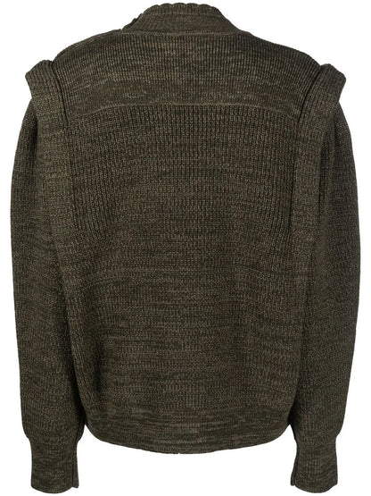 Meerya Padded-Shoulder Knit Jumper