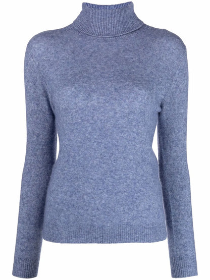 Cashmere-Silk Roll-Neck Jumper