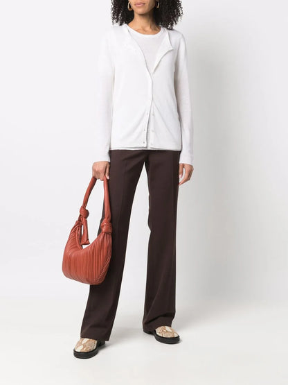 Double-Layer Merino-Cashmere Cardigan