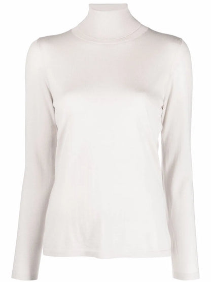 Fine-Knit Roll-Neck Jumper