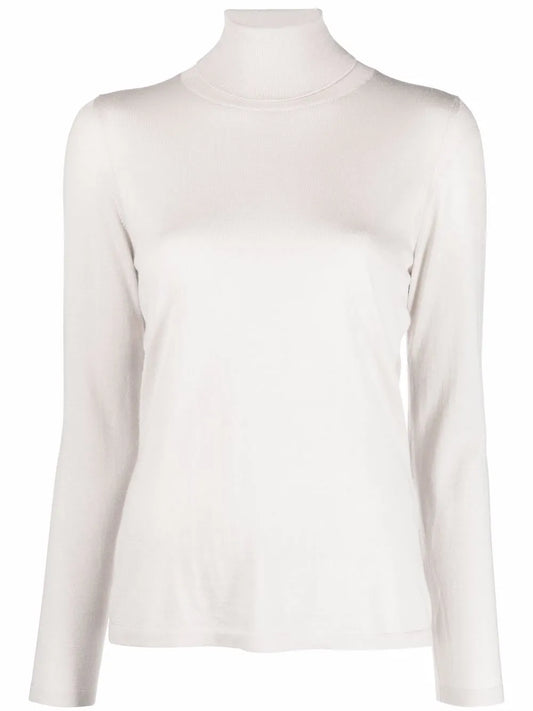 Fine-Knit Roll-Neck Jumper