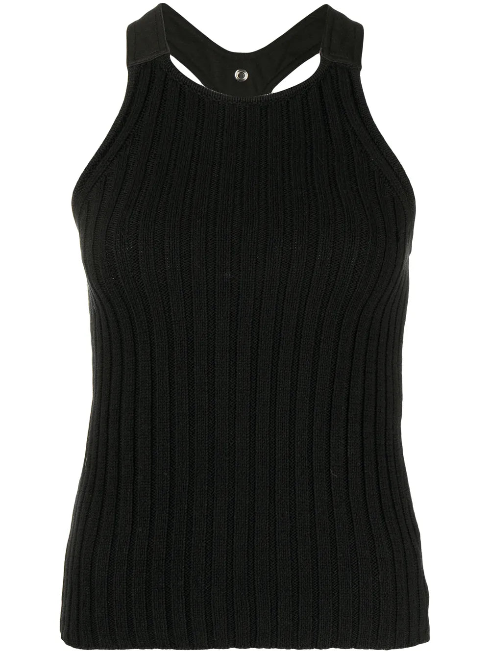 Ribbed-Knit Sleeveless Top