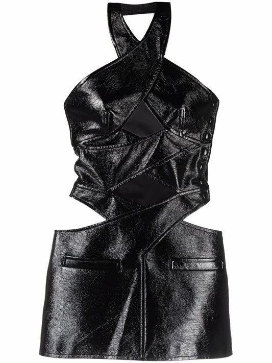 Cut-Out Mini Dress