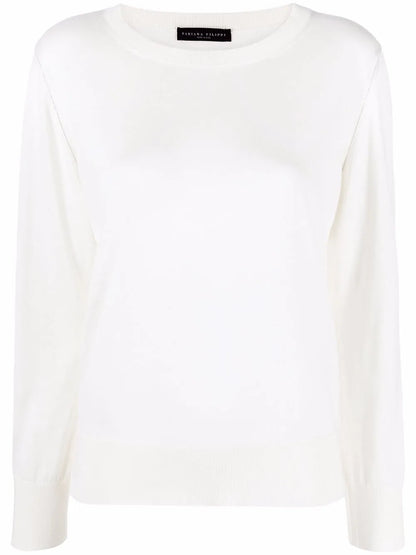 Silk Blend Knit Top