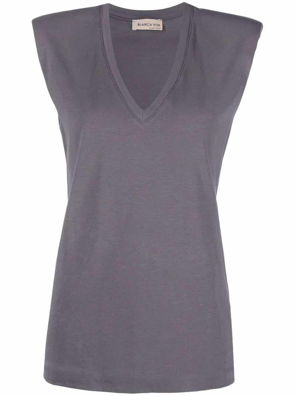 Sleeveless V-Neck Top