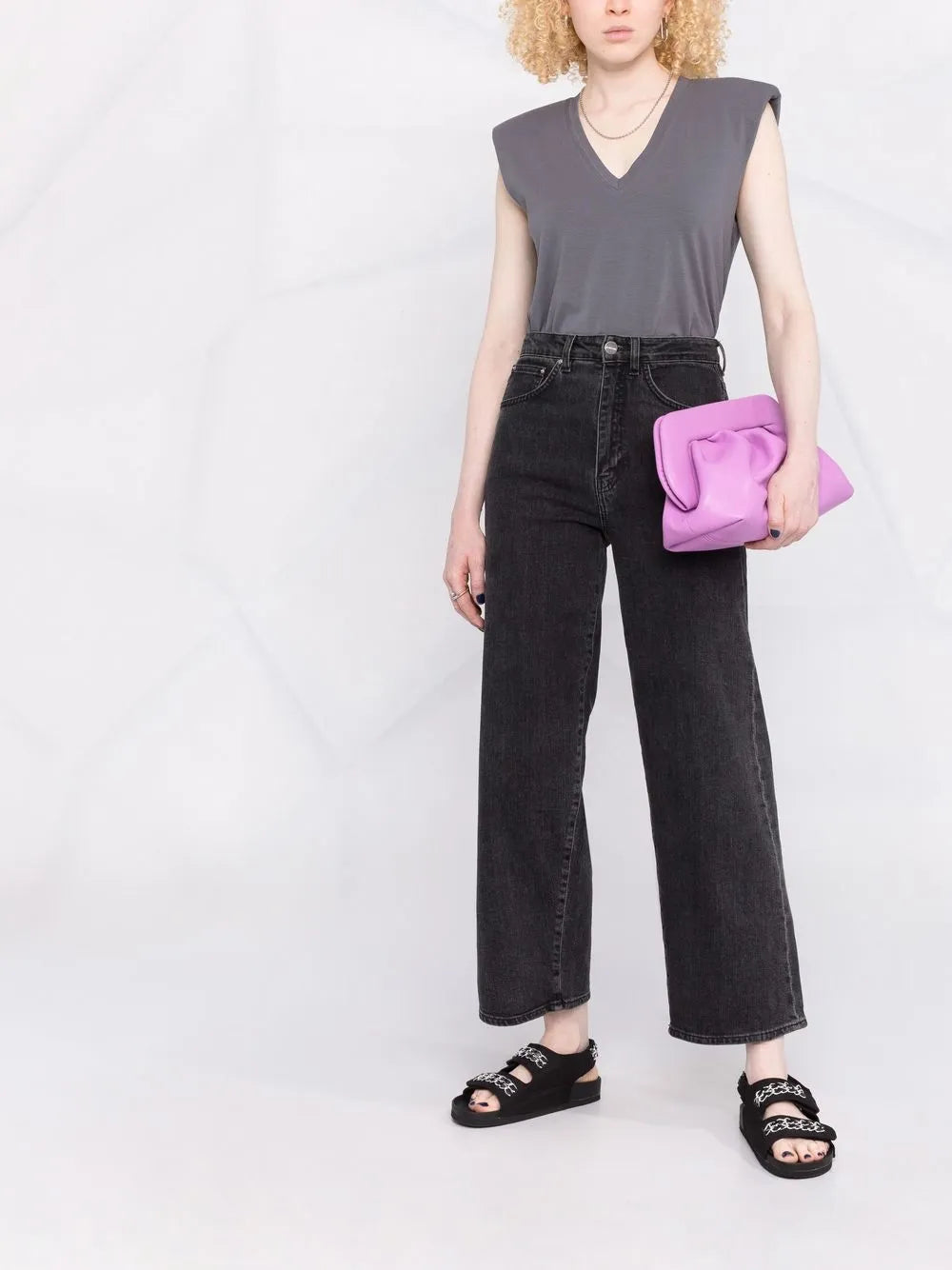 Sleeveless V-Neck Top