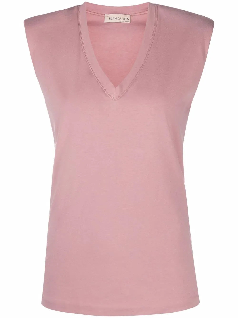 Sleeveless V-Neck Top