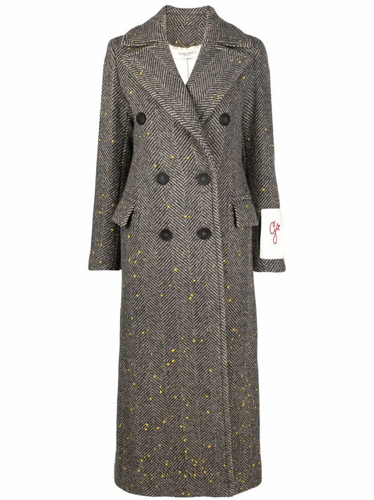 Berhen Long Herringbone Coat