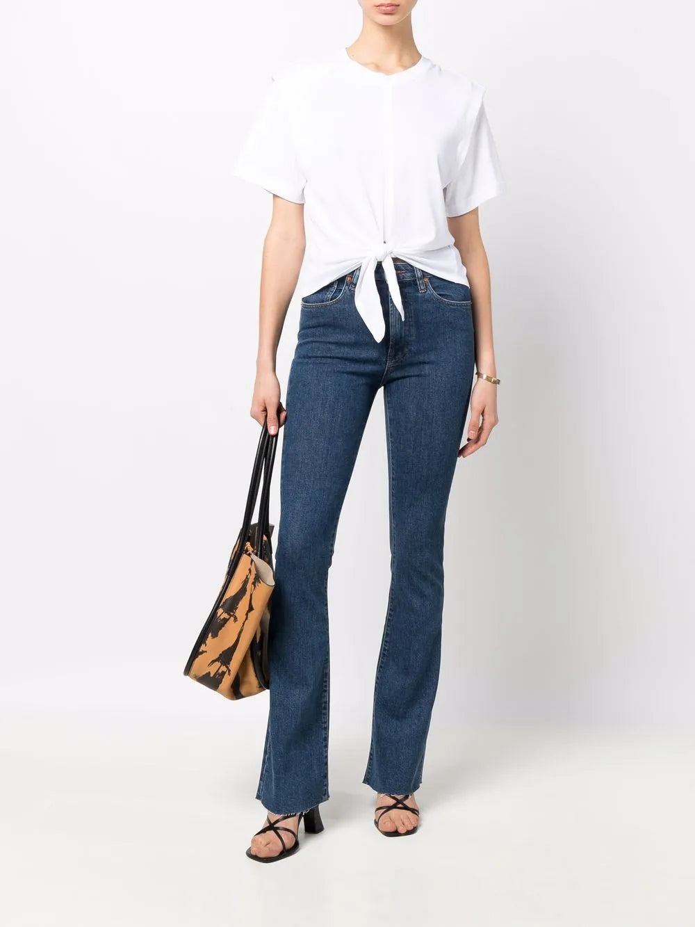 Farrah Mid-Rise Flared Jeans