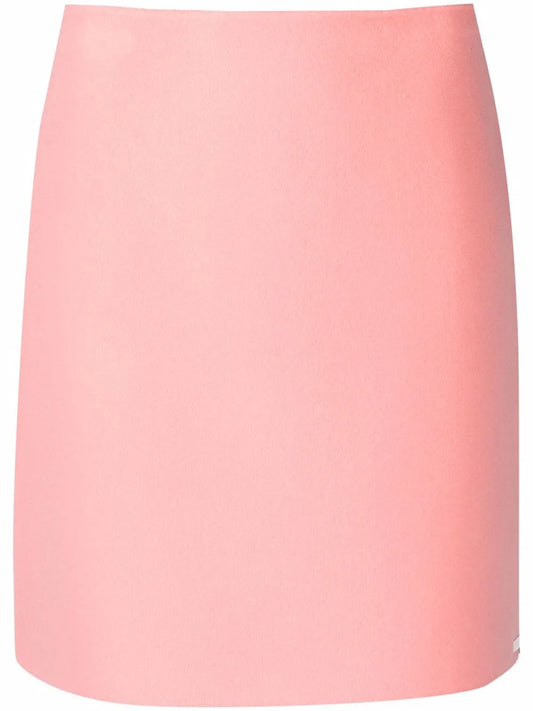 Wool Straight-Cut Skirt