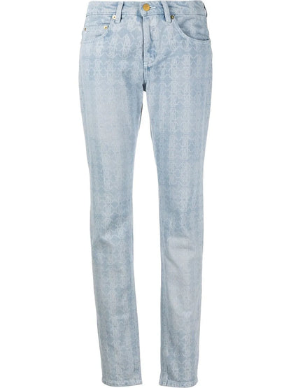 Monogram Skinny Jeans