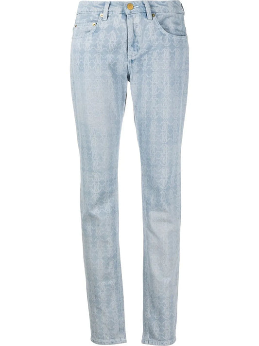 Monogram Skinny Jeans