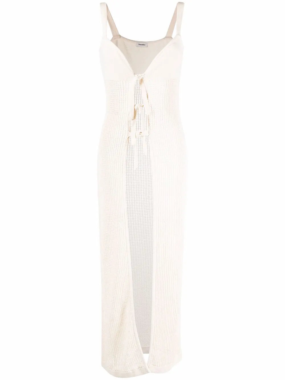 Long Sleeveless Knit Vest