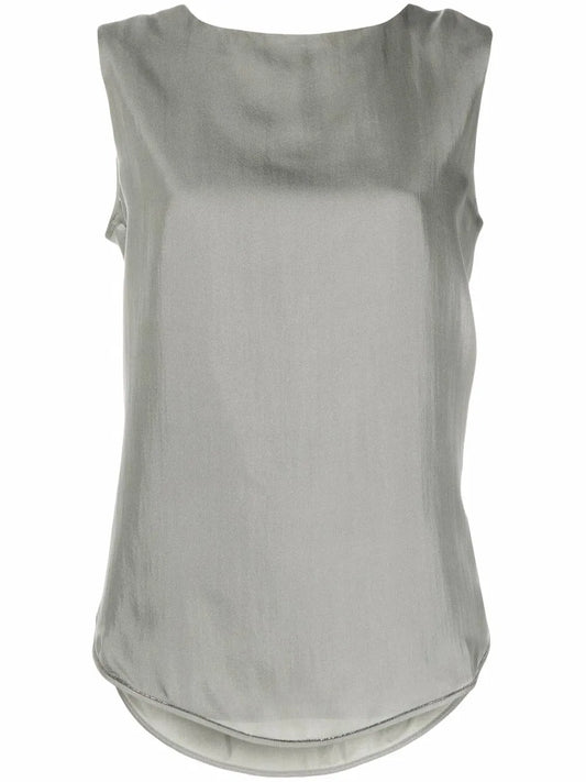 Boat-Neck Blouse