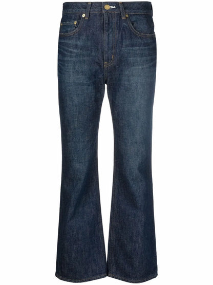 Bootcut Cropped Jeans