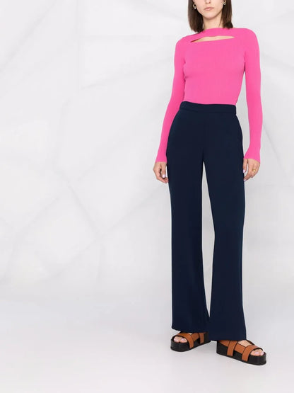 Straight-Leg Trousers