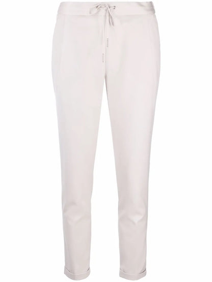 Pleated Cropped Trousers