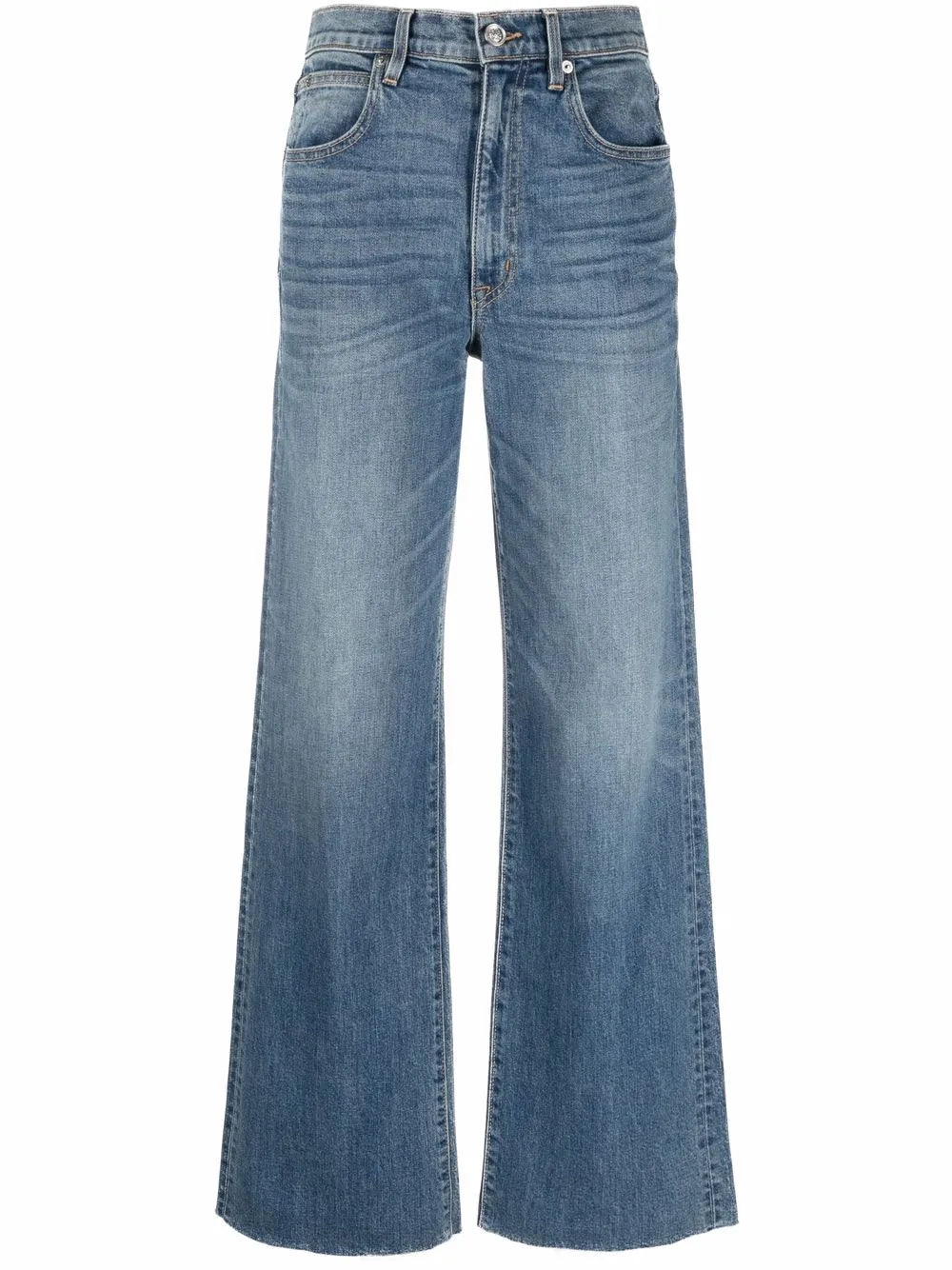 Mid-Rise Flared Jeans