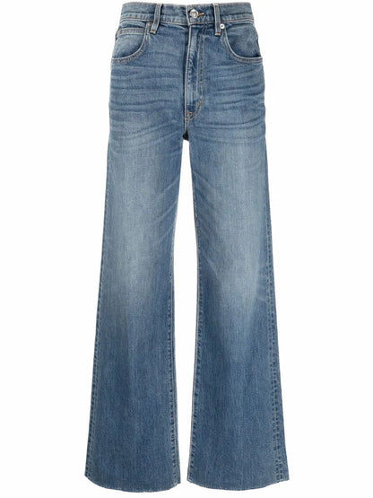 Mid-Rise Flared Jeans