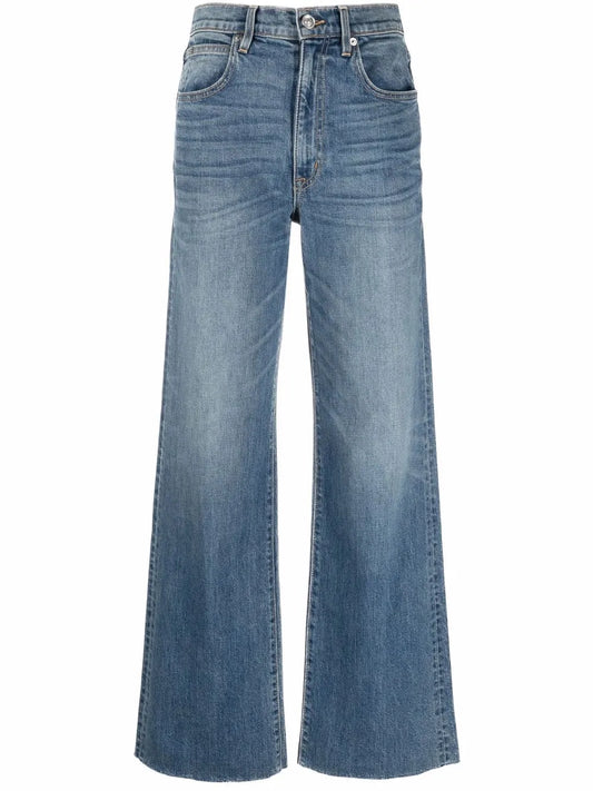 Mid-Rise Flared Jeans