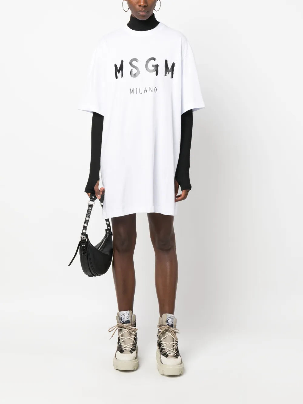 Logo-Print Cotton T-Shirt Dress