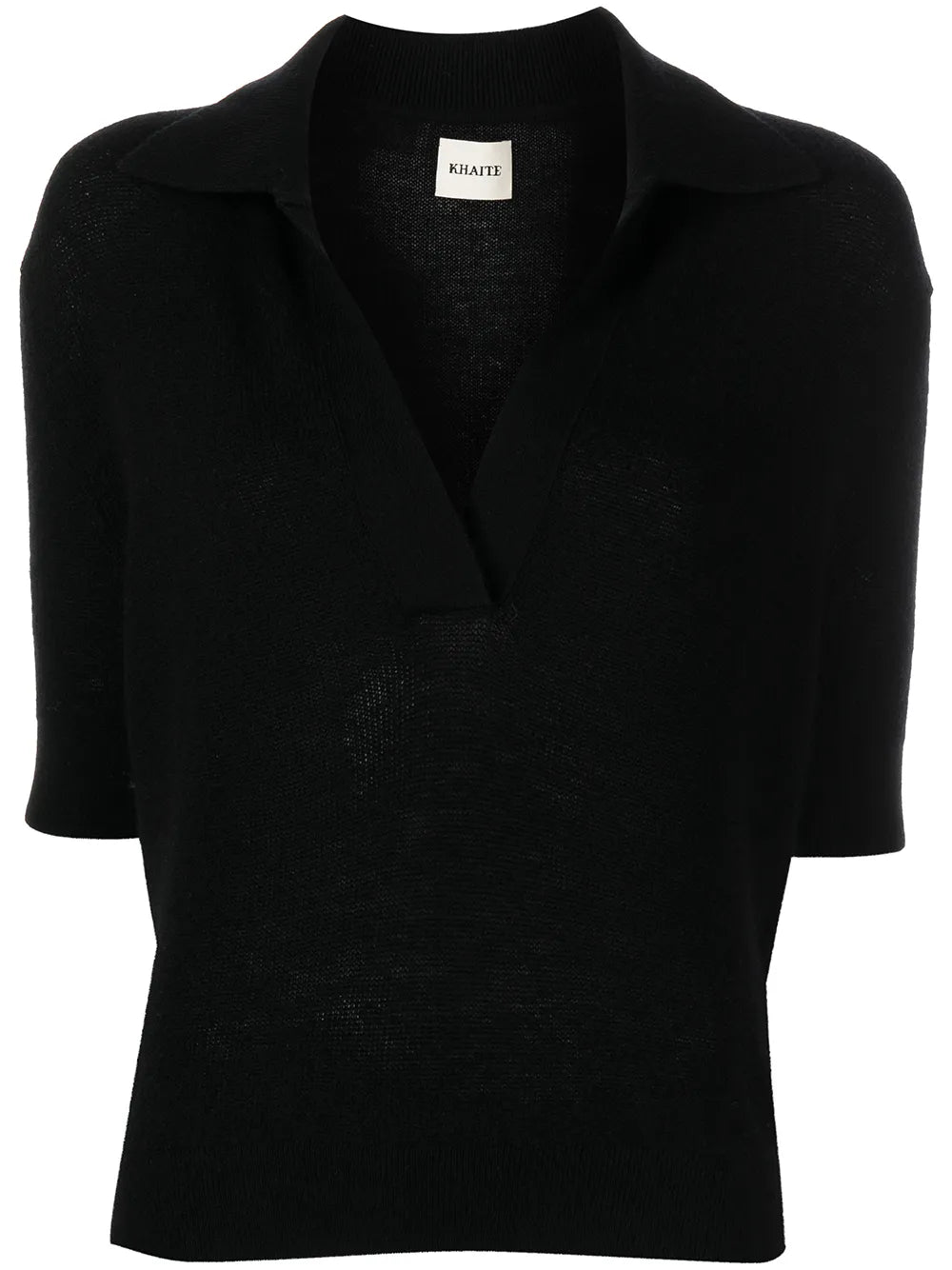 Jo Shortsleeved Cashmere Polo Top