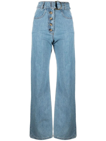 Emily High-Rise Wide-Leg Jeans