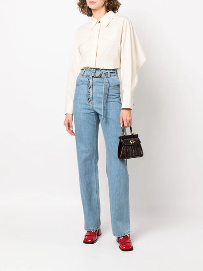 Emily High-Rise Wide-Leg Jeans
