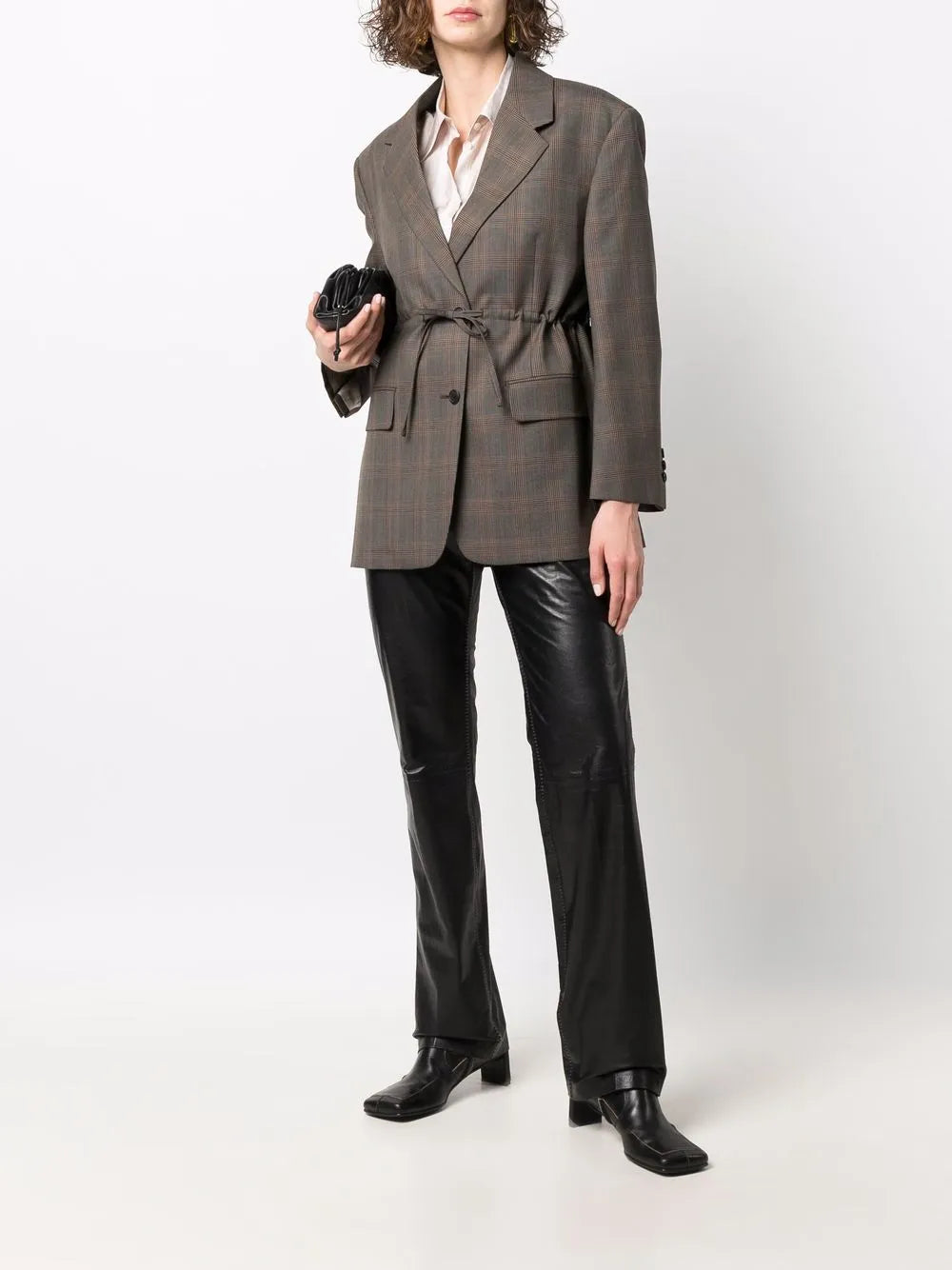 Checked Wool Blazer