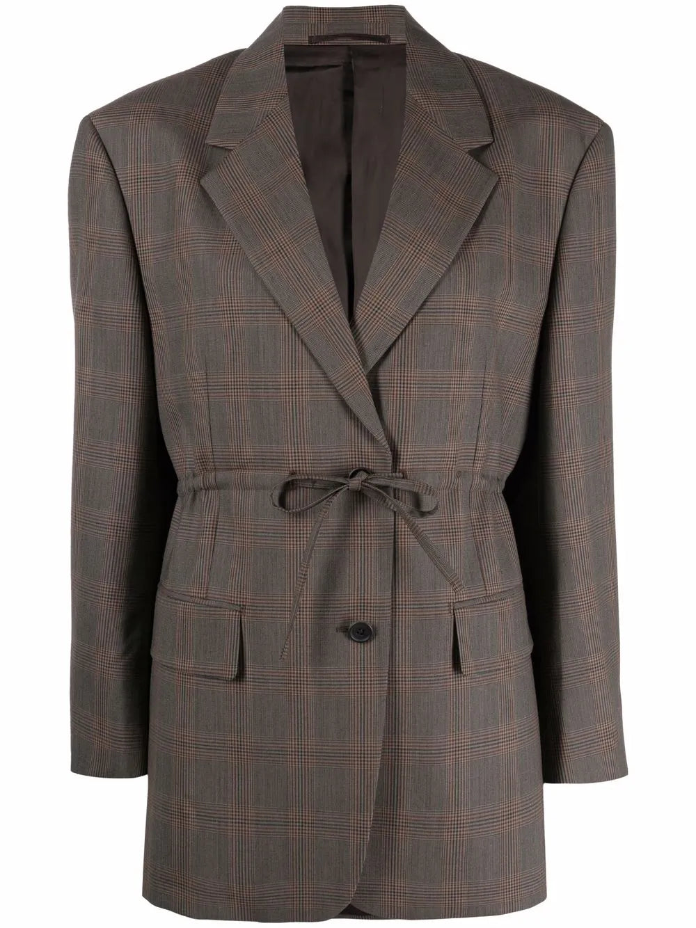 Checked Wool Blazer