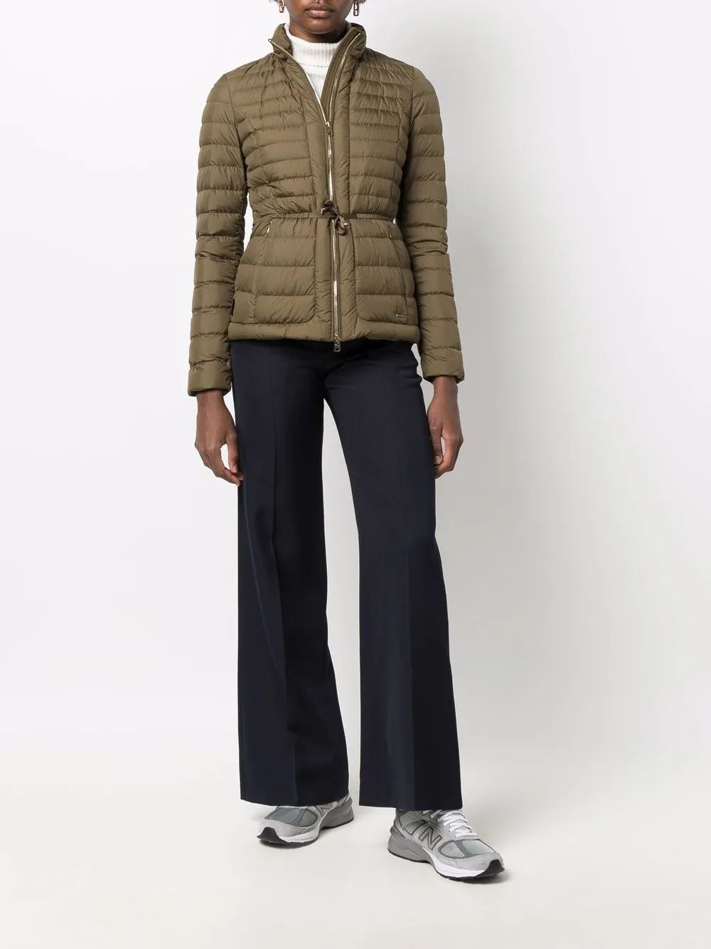 Quilted Feather-Down Puffer Jacket