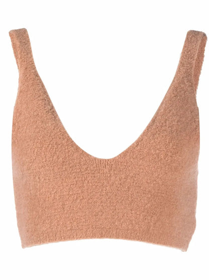Cropped Knit Top