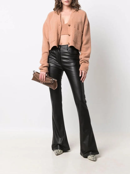 Cropped Knit Top
