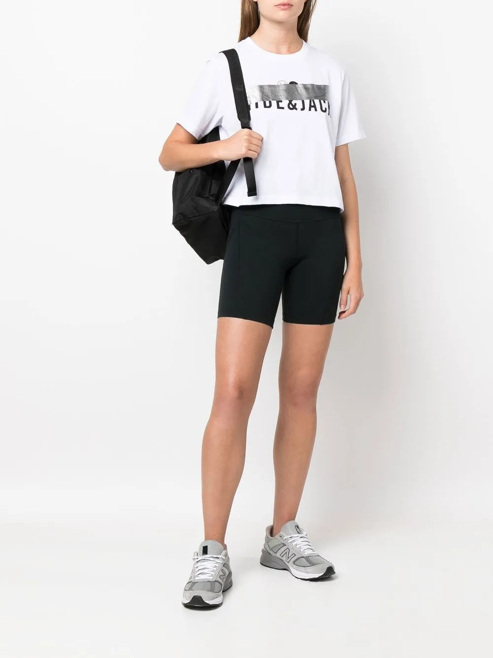 Logo-Print Detail T-Shirt
