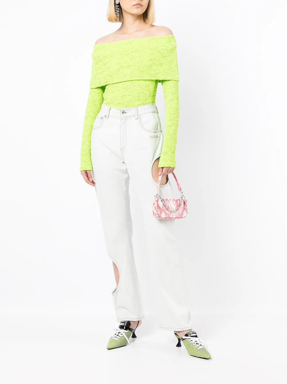 Off-Shoulder Textured Top