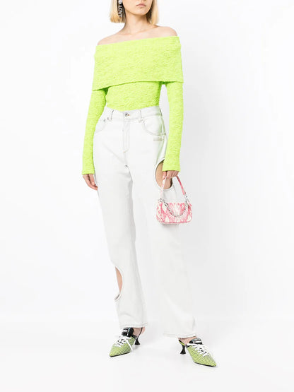 Off-Shoulder Textured Top