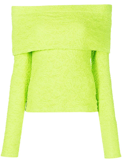Off-Shoulder Textured Top