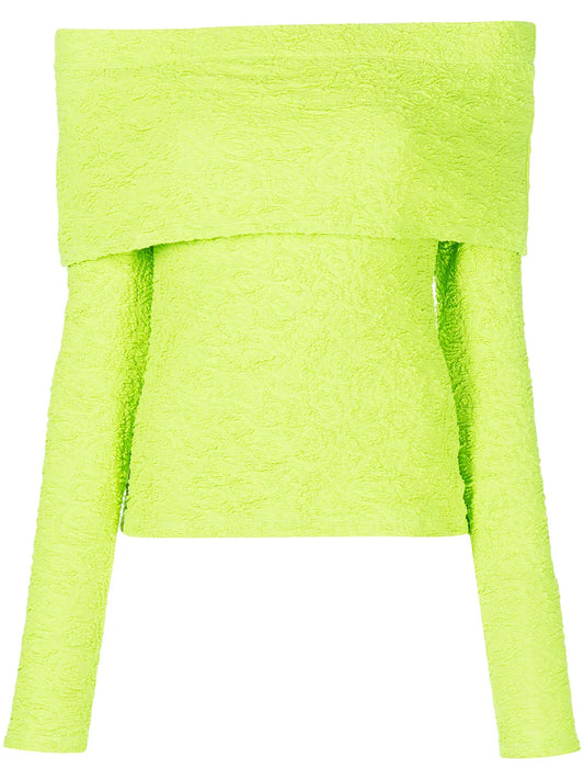 Off-Shoulder Textured Top