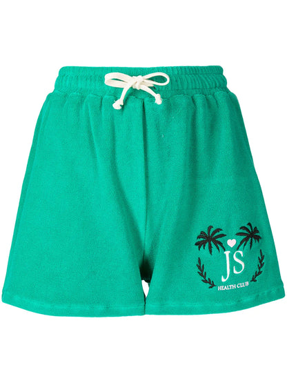 Drawstring Terry-Cloth Shorts